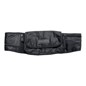 Express Worldbrand Black Nylon Waist Bag Fanny Pack Techwear Adjustable Strap